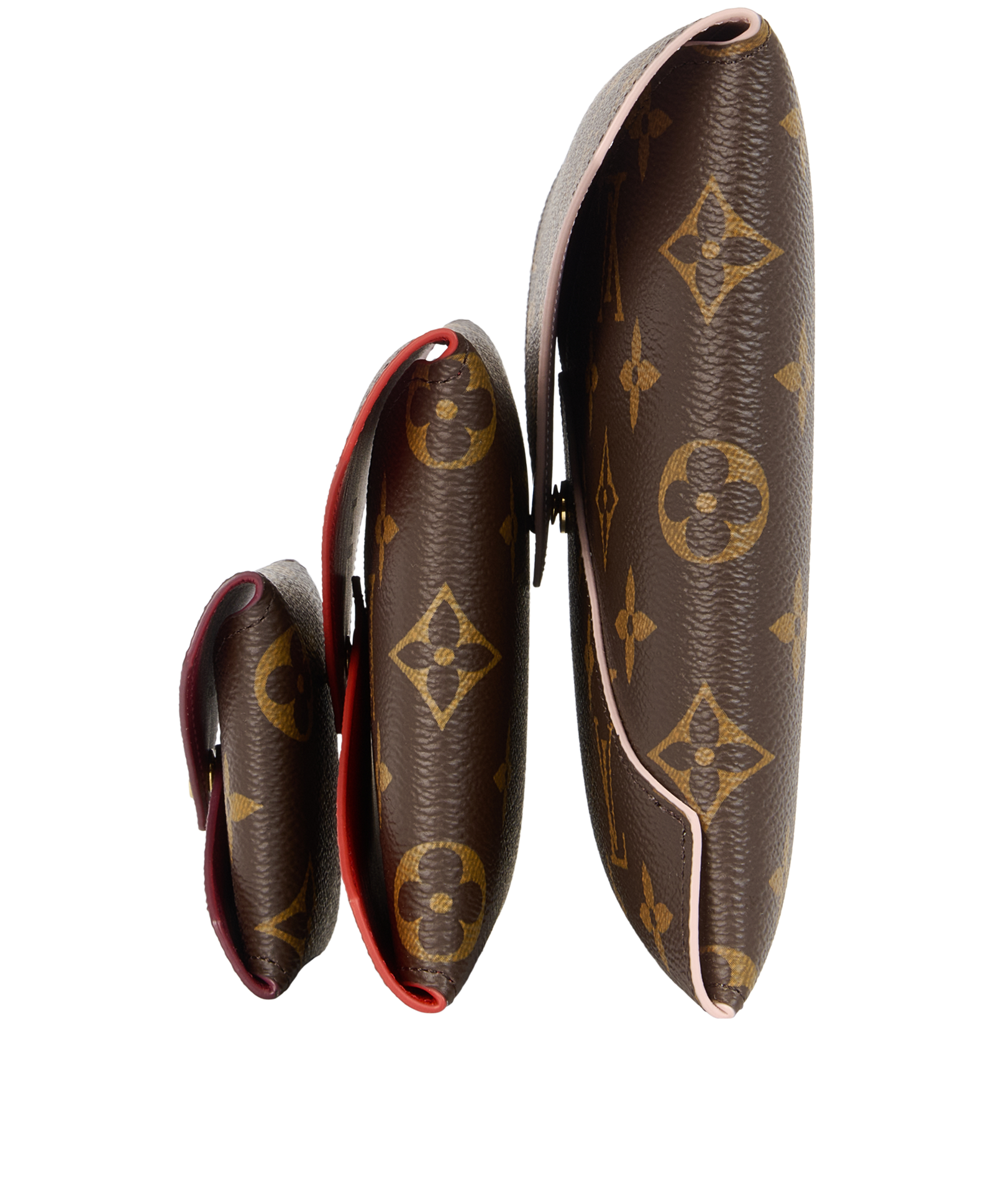 Louis Vuitton Kirigami Pochette Bag, &pound;410, Handbags, Brown, Canvas, Bottom view